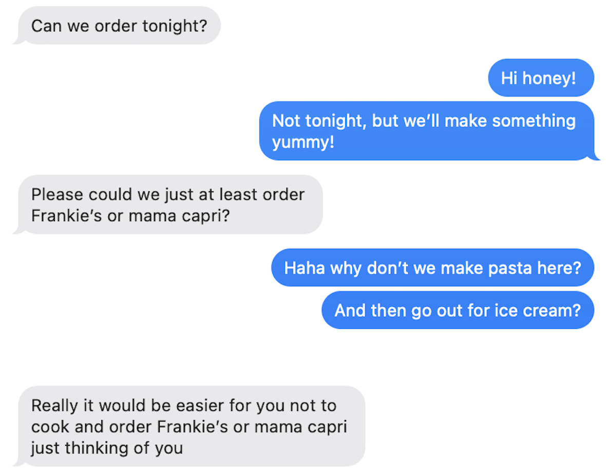 text teenager
